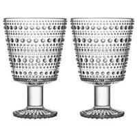 正規輸入品 iittala (イッタラ) ゴブレット Kastehelmi tumbler ユニバーサルグラス ペア 2個セット クリア 約φ8... | ライフアンドグッツ