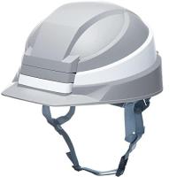 DICプラスチック DIC 折りたたみヘルメット IZANO2 グレー/ホワイトライン KP (IZANO2AA21GYWKP 8536) | ライフアンドグッツ