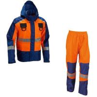 船橋(Funahashi.co.ltd) 船橋(フナハシ) レインウェアブレイブレイン(フルハーネス仕様)FS-1110FH オレンジ/ネイビー SS (2240260) | ライフアンドグッツ