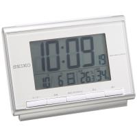 セイコーウオッチ セイコー 電波目覚まし時計 白パール SQ698S | ライフアンドグッツ