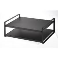 山崎実業 品番:7939 商品名:レンジ上ラック タワー ブラック BK | ライフアンドグッツ