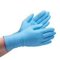 VERTE752KSSミドリ安全 ニトリル使い捨て手袋 粉付 青 SS (100枚入)8219666 | ライフアンドグッツ