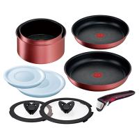 Tfal ティファール 取っ手の取れるシリーズ インジニオ ネオ IHルージュ アンリミテッド フライパンセット 9 L38392 | RING RING