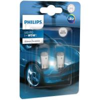 PHILIPPS フィリップス PHILIPS フィリップス Ultinon Pro3000 ポジンションランプ用LED 12V T10 W5W 6000K 50lm 2個入り 11961U30CWB2 | RING RING