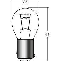 M&amp;Hマツシマ Ｍ＆Ｈマツシマ　1P3402RE レッド 12V 10/5W テール球 | エクセレントショップ