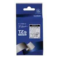 BROTHER ブラザー ブラザー工業 TZeテープ ラミネートテープ(透明地/白字) 18mm TZe-145 | エクセレントショップ