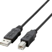 ELECOM エレコム EU ABタイプ/RoHS指令準拠USBケーブル ABタイプ/0.5m(ブラック)(USB2-ECO05) | エクセレントショップ