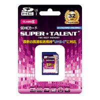 SUPER TALENT スーパータレント UHS-I SDHCメモリーカード 32GB Class10 ST32SU1P | エクセレントショップ