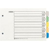 KING JIM カラーインデックス A5ヨコ 10クミ(904)「単位:サツ」 | エクセレントショップ