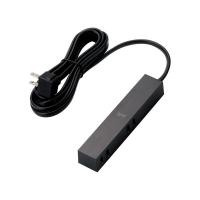 ELECOM エレコム AVT-D3-2425BK デザインタップ「roo’t」(2ピン・4個口) 2.5m ブラック | エクセレントショップ