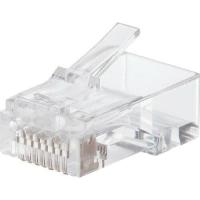 ELECOM エレコム RJ45コネクタ　CAT6・CAT6A対応　単線・ヨリ線対応　100個入 LD-6RJ45T100 1セット(100個入) | エクセレントショップ