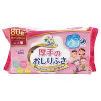 大一紙工 大人用 厚手のおしりふき（流せないタイプ） 80枚 | 杏林堂ヤフーショップ