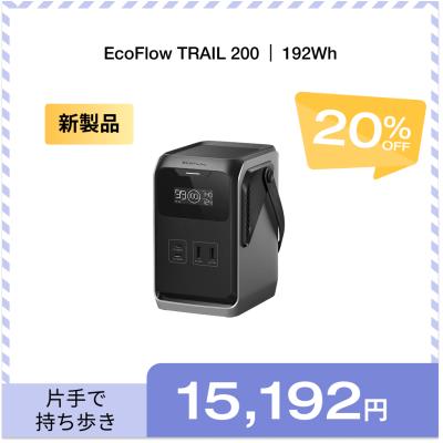 EcoFlow  ポータブル電源サージ アウトドアキャンプ 非常用 EcoFlow（EcoFlow） 防災 防災用品 非常用 災害 ポータブル電源
