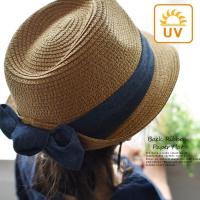 帽子 UV リボン ペーパーハット 麦わら帽子 UVカットレディース 春 夏 1920SS0321,r06a, 