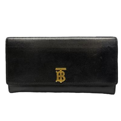 BURBERRY財布新品未使用明日まで１００００円 BURBERRY バーバリー 2つ折り財布 グレイニーレザー 8062347