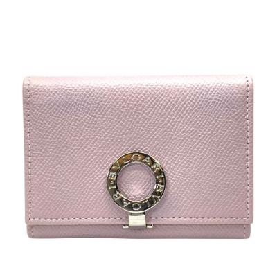BVLGARI ピンク レザー 名刺入れ BVLGARI レディース名刺入れ（色：ピンク系）｜ファッション小物