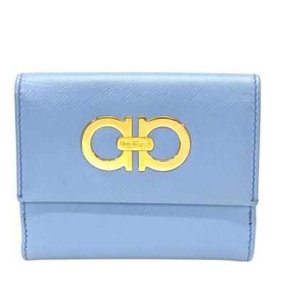 FERRAGAMO レディース二つ折り財布(色:ブルー系)の商品一覧 FERRAGAMO レディース二つ折り財布(色:ブルー系)の商品一覧