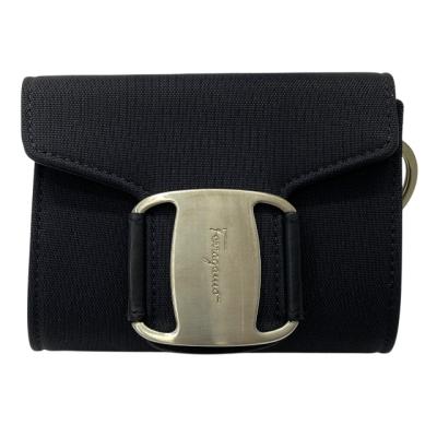 【極美品】フェラガモ ガンチーニ カードケース コインケース キーリング Ferragamo☆ガンチーニ キーリング付き コイン・カードケース