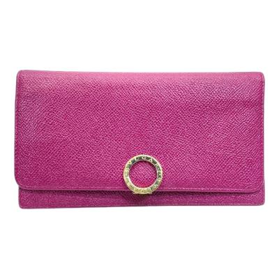 BVLGARI ブルガリ 長財布 ロゴクリップ ピンク BVLGARI ブルガリ 長財布 ブルガリ・ブルガリ ラージウォレット