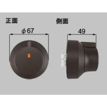 電動サムターンQDQH689R LIXIL リクシル TOSTEM トステム 電動サムターン・R / 1個入 部品色：ブラストシルバー QDQH689R