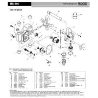 リジッド RIDGID 77117 1st インターミディエイト ギヤ F/HC-300 | 測定器・工具のイーデンキ