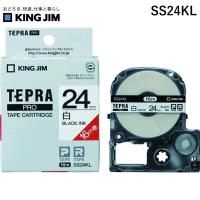 あすつく対応 「直送」 キングジム KING JIM SS24KL テプラＰＲＯテープカートリッジ 白ラベル ロングタイプ 黒文字 ２４ｍｍ １６ｍ巻 | 測定器・工具のイーデンキ