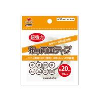 94-005 KAWAGUCHI(カワグチ)　布用両面テープ　透明　幅20mm　10m巻　94-005 94005 | 測定器・工具のイーデンキ