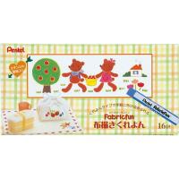 ぺんてる  PTS4-16 FF布描きくれよん 16色 PTS416 ファブリックファン ぺんてるファブリック布描くれよん 画材 | 測定器・工具のイーデンキ