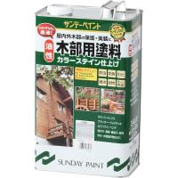 サンデーペイント 4906754264889 油性木部用塗料カラーステイン とうめい 3400M 透明 3400ml | 測定器・工具のイーデンキ