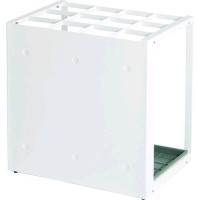 テラモト UB-299-036-8 パネル傘立３６ ホワイト UB2990368 グリーン購入法適合品 パネル傘立て 傘スタンド | 測定器・工具のイーデンキ