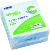 クレシア 60650 ワイプオール　Ｘ５０ブルー　４つ折り | 測定器・工具のイーデンキ