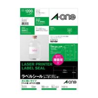 あさってつく対応 A-one エーワン 31372 ラベルシール レーザープリンタ 水に強いタイプ A4判 12面 四辺余白付 角丸 徳用 | 測定器・工具のイーデンキ