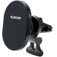 エレコム ELECOM P-CARS13BK MagSafe対応 スマホホルダー 車載アクセサリー マグネット着脱 エアコン吹出し口 取付 iPhone ブラック PCARS13BK | 測定器・工具のイーデンキ