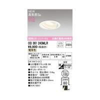 オーデリック ODELIC OD361243MLR ランプ別梱包 | 測定器・工具のイーデンキ