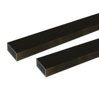 ハイロジック 4549396004842 3100484 アルミ角パイプ 2m 2．0x30x60mm ブロンズ 2入 | 測定器・工具のイーデンキ