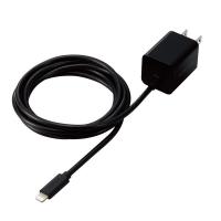 ELECOM エレコム MPA-ACLP05BK USB Type−C 充電器 PD対応 20W ライトニングケーブル一体型 1．5m スイングプラグ 小型 軽量 ブラック MPAACLP05BK | 測定器・工具のイーデンキ