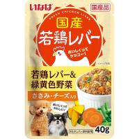 いなばペットフード DRP-152 いなば 国産若鶏レバーパウチ 若鶏レバー＆緑黄色野菜 ささみ・チーズ入り 40g DRP152 | 測定器・工具のイーデンキ