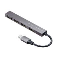 サンワサプライ USB-2TCH23SN USB Type−C USB2．0 4ポート スリムハブ USB2TCH23SN | 測定器・工具のイーデンキ