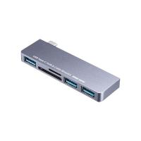 USB-3TCHC18GYX5 直送 代引不可 5個セット サンワサプライ USB Type−Cハブ カードリーダー付き USB3TCHC18GYX5 | 測定器・工具のイーデンキ