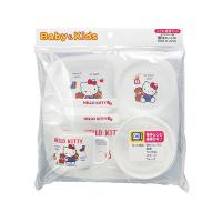 【個数：1個】BG-130KT 直送 代引不可 オーエスケー ハローキティ 子供食器セット レンジ対応 BG130KT | 測定器・工具のイーデンキ