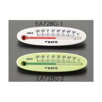 エスコ EA728G-1 108ｘ30mm 温度計 ホワイト EA728G1【キャンセル不可】 | 測定器・工具のイーデンキ