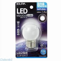 朝日電器 ELPA LDG1N-G-G250 ＬＥＤデンキュウＧ４０ガタＥ２６ LDG1NGG250 昼白色 | 測定器・工具のイーデンキ