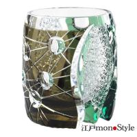 江戸切子　ガラスグラス2個セット 江戸切子漣-sazanami-（全2色）クリスタル片口 | 山田硝子