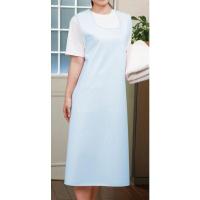 入浴介助エプロン（ひもタイプ）Lサイズ／サックス（エンゼル）6013 | えがおコレクション