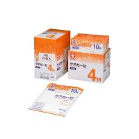 （ケース販売）ケアガーゼ 4折 3枚入×30袋／12箱（白十字）滅菌済 医療用ガーゼ | えがおコレクション