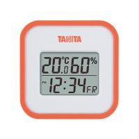 デジタル温湿度計 オレンジ TT-558 | GAOS Yahoo!ショップ