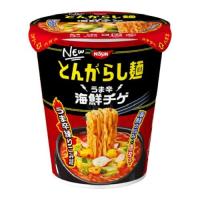 日清食品　日清のとんがらし麺　うま辛海鮮チゲ　62g×12個セット | ウエルシア