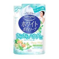 コーセー　ソフティモ　ホワイトボディソープ　さらさらパウダーイン　420ML | ウエルシア