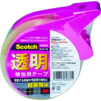 3M 透明梱包用テープ カッター付 48mmX50m 軽量物用 309DSN スリーエム | エヒメマシン Yahoo!ショッピング店