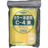 セイニチ 「ユニパック」 C-4 黄 100×70×0.04 (200枚入) C-4-CY | エヒメマシン Yahoo!ショッピング店